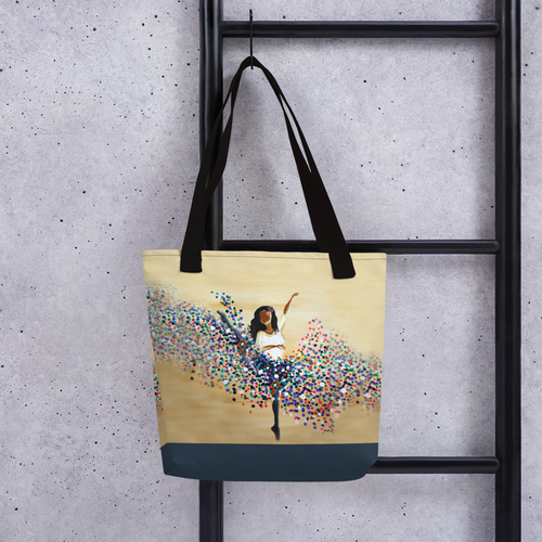 Twirl of Color Tote Bag