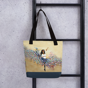 Twirl of Color Tote Bag